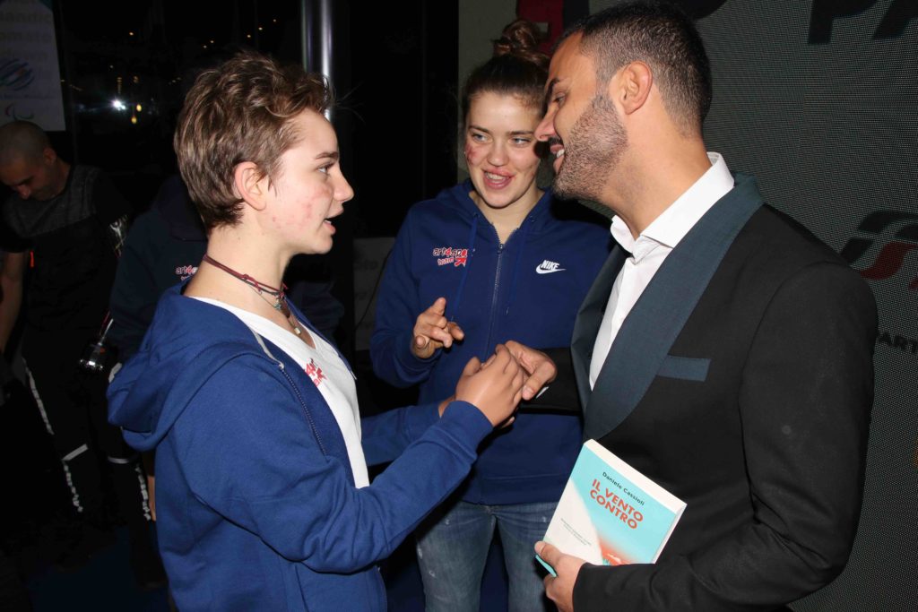 Daniele Cassioli e Bebe Vio