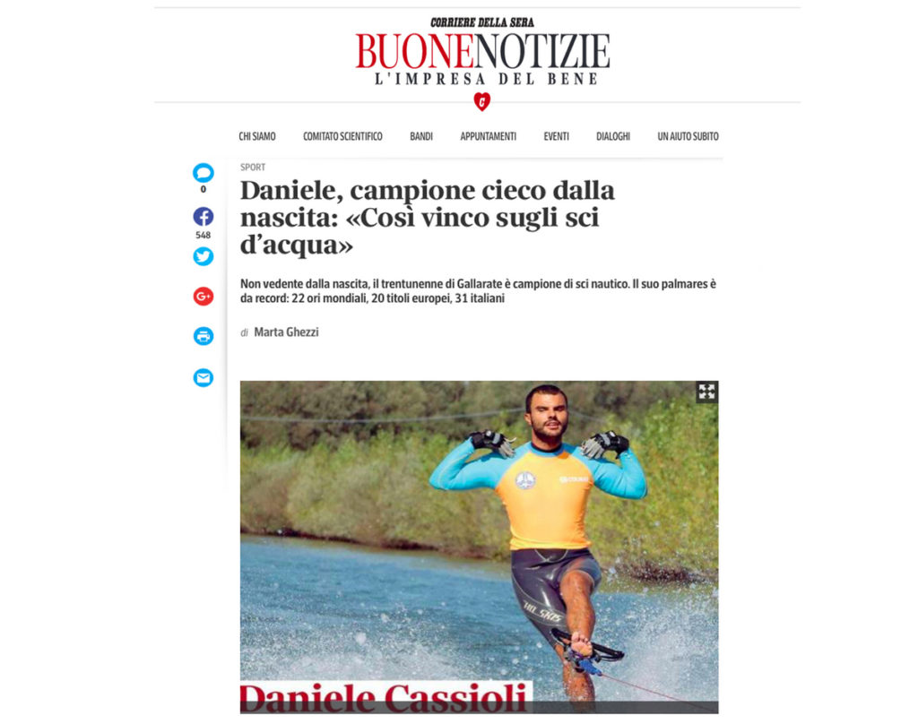 Articolo Corriere della Sera