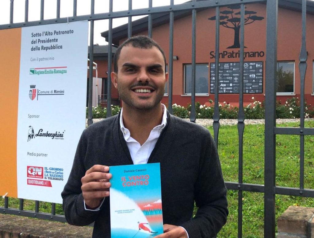 Daniele Cassioli presenta il suo libro Il vento contro a San Patrignano