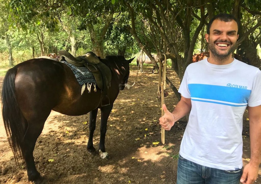 Daniele Cassioli in viaggio