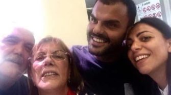 Daniele Cassioli e la famiglia