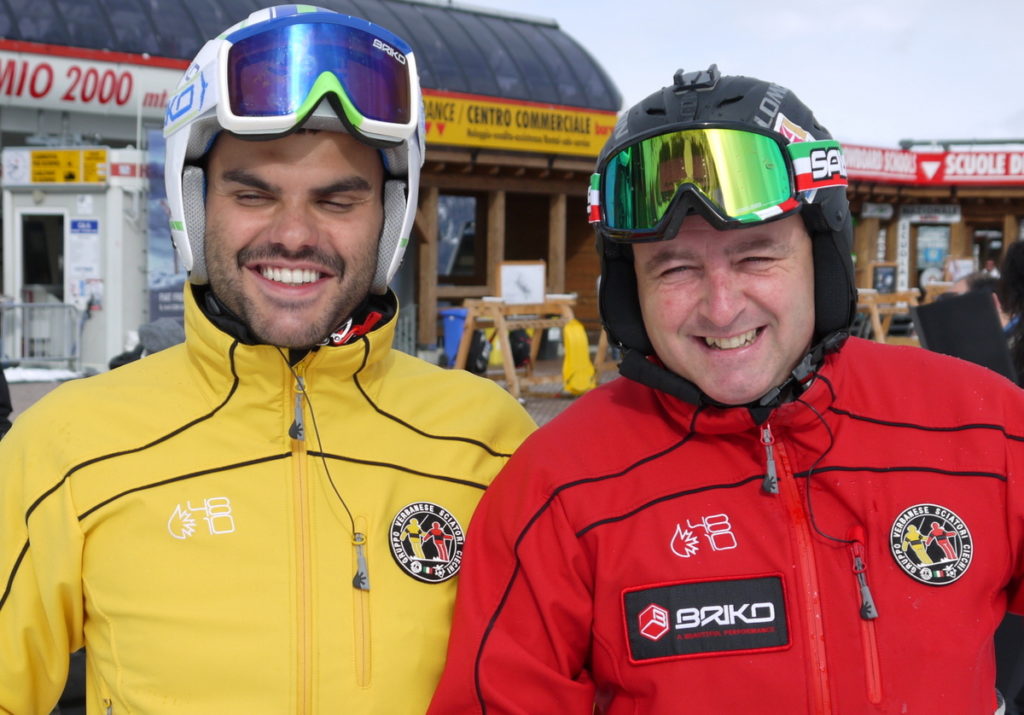Daniele Cassioli sulla neve