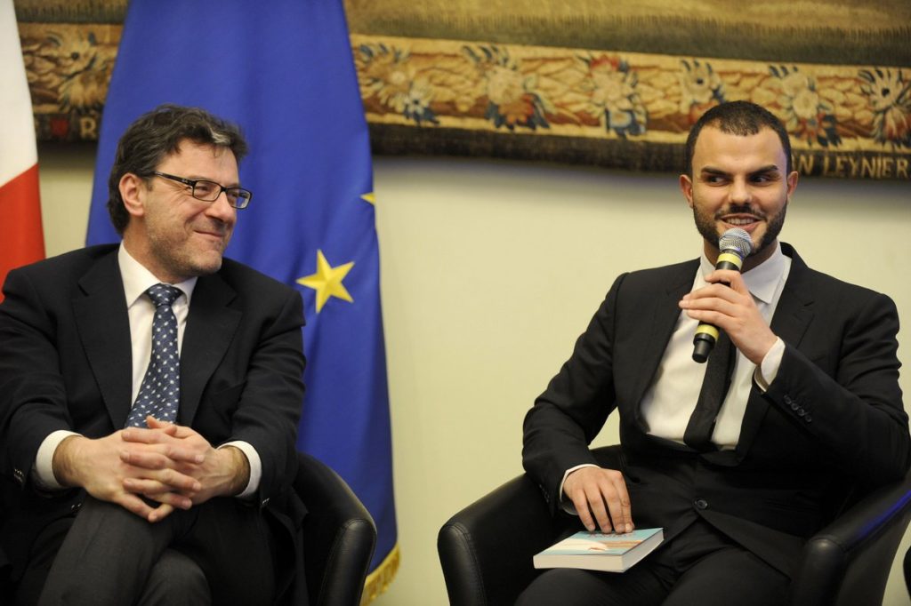 Daniele Cassioli presenta Il vento contro a Palazzo Chigi