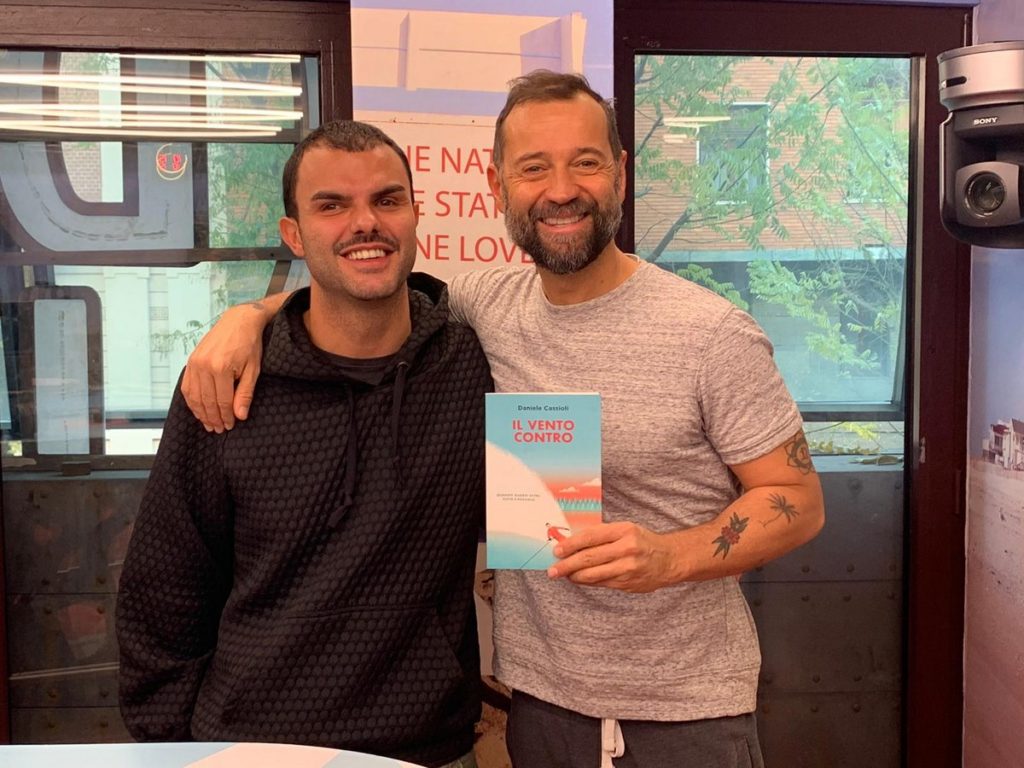 Daniele Cassioli e Fabio Volo al Volo del mattino